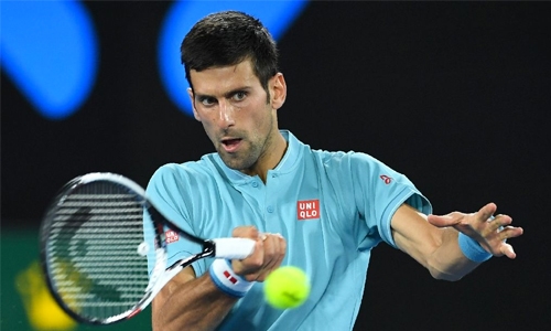 Djokovic lays down marker at Aussie Open