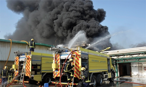 Fire breaks out in Sitra 