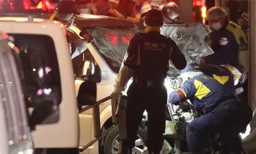 9 hurt as car rams into Tokyo street