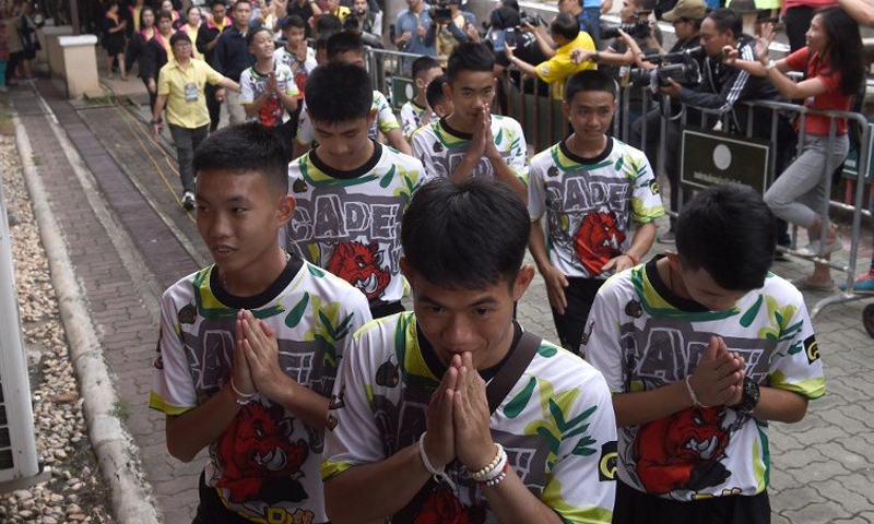 Thai cave boys speak of ‘miracle’ rescue after hospital discharge Thai cave boys speak of ‘miracle’ rescue after hospital discharge