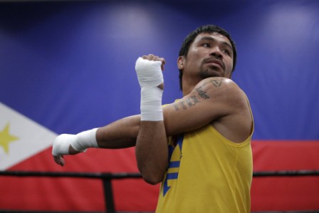 Low-key return as injured Pacquiao says retirement 'near' Low-key return as injured Pacquiao says retirement 'near'