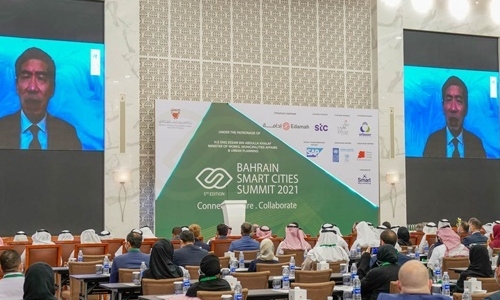 Works Minister opens Bahrain Smart Cities Summit 2021