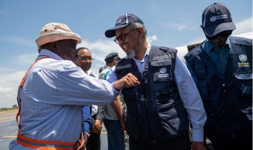 WHO chief in Bunia: “We will see this through together” WHO chief in Bunia: “We will see this through together”