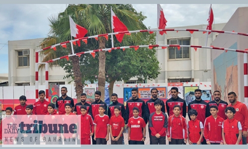 Gulf Cup champions honoured in school visit Gulf Cup champions honoured in school visit