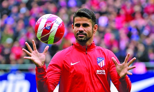 Costa in Atletico squad