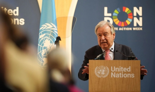 UN Chief Warns of “Tale of Two Crises” at London Climate Action Week UN Chief Warns of “Tale of Two Crises” at London Climate Action Week