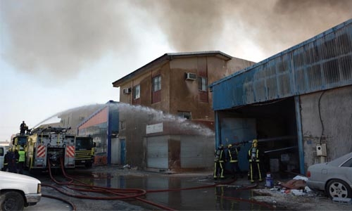 Workshop catches fire, no casualties 
