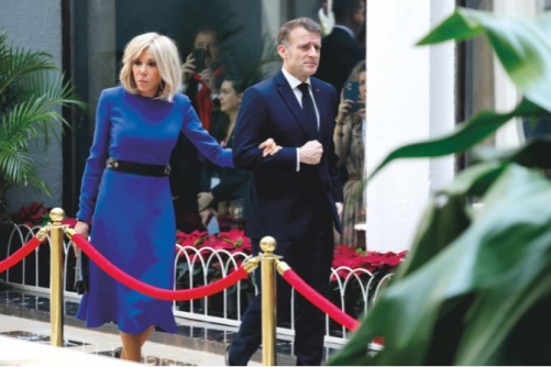 Macron says Trump marriage jibe does not ‘merit response’