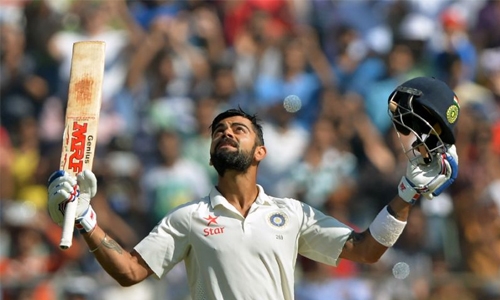  Kohli double century as England slump