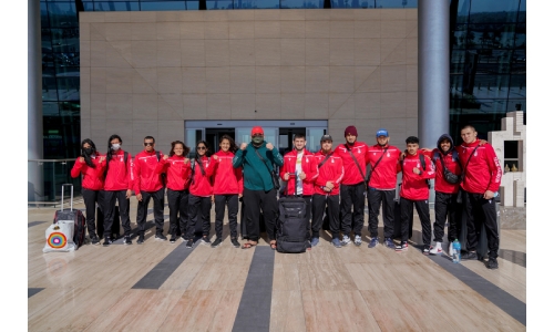 Team Bahrain lands in Abu Dhabi for IMMAF World Championships