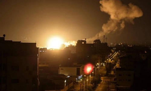 Blasts rock Gaza as conflict flares