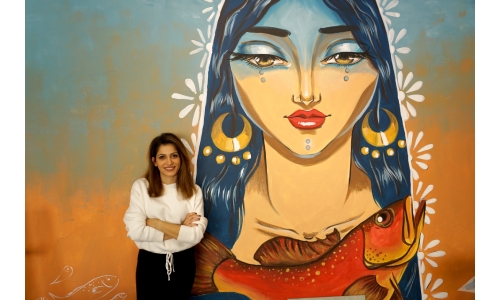 Meet Bahraini artist Leena Al Ayoobi who paints glorious stories of ancient women
