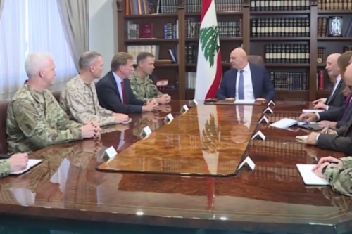CENTCOM Chief Meets Leaders in Israel and Lebanon