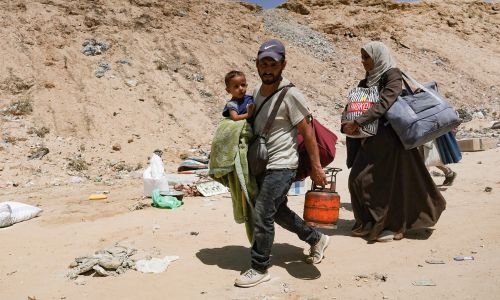 Besieged Gazans share shoes, wear same clothes for months