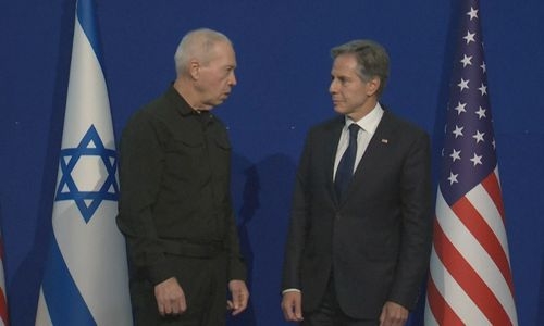 Israel warns of long war as Blinken feels conflict firsthand Israel warns of long war as Blinken feels conflict firsthand