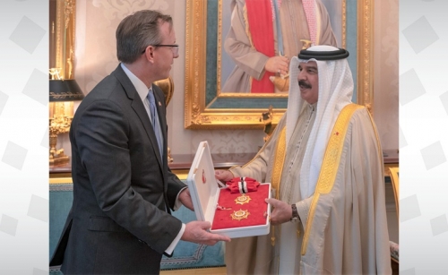 HM the King awards US Ambassador with Order of Bahrain-First Class