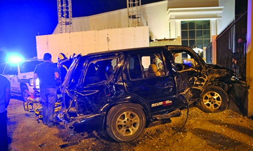 Bahraini injured in car accident Bahraini injured in car accident