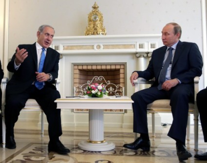 Netanyahu meets Putin in Moscow over Syria worries Netanyahu meets Putin in Moscow over Syria worries