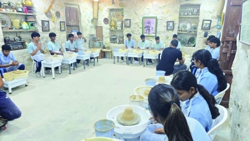 New Millennium School students visit pottery manufacturing unit as part of experiential learning New Millennium School students visit pottery manufacturing unit as part of experiential learning