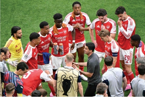 Arteta’s Arsenal realise evolution needed after PSG final loss Arteta’s Arsenal realise evolution needed after PSG final loss