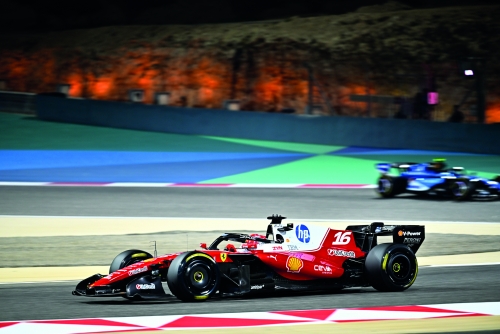 Ferrari’s Leclerc sets Testing pace