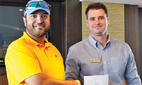 Majid bags top spot in Captains’ Drive-in golf