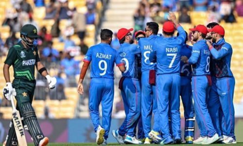 Afghanistan send Pakistan crashing to shock World Cup defeat, win by eight wickets Afghanistan send Pakistan crashing to shock World Cup defeat, win by eight wickets