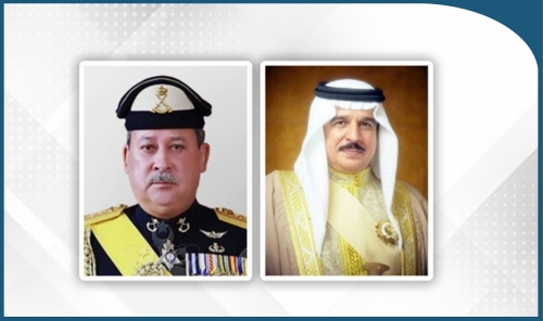 King of Bahrain Congratulates Malaysian King on National Day