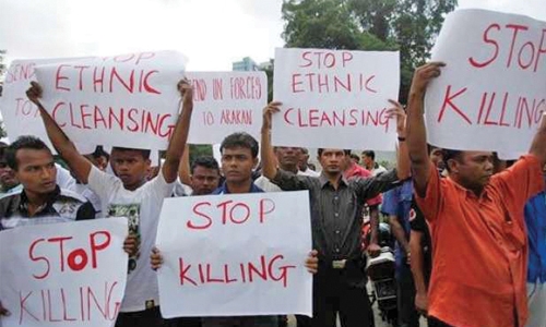 Bahrain urges to stop violence against Rohingya Muslims