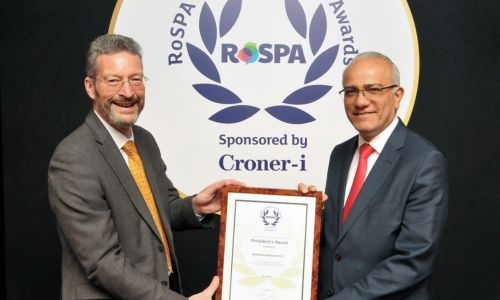 Alba wins RoSPA’s President’s award