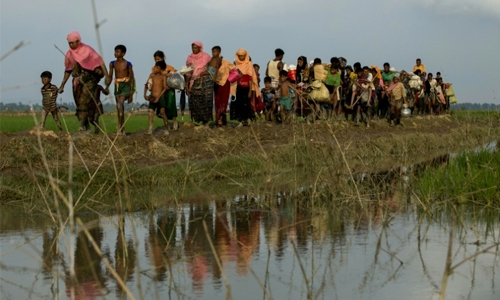 UN says 123,600 refugees enter Bangladesh from Myanmar