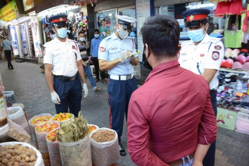 Police registers 10,866 cases for not wearing face masks