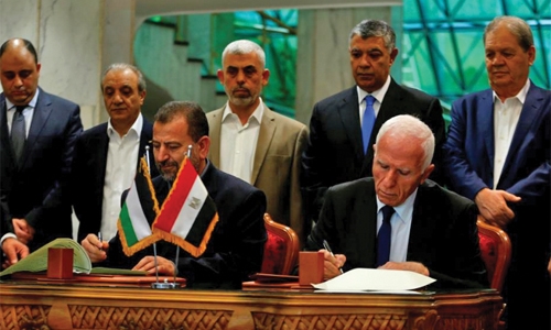 Bahrain welcomes Hamas, Fatah deal Bahrain welcomes Hamas, Fatah deal