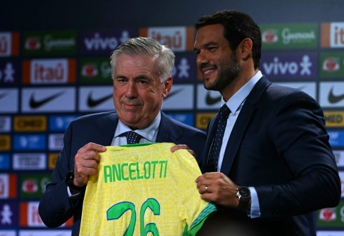 Ancelotti pledges to make struggling Brazil ‘champions again’ 