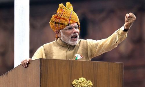 India's Modi hits out at opposition over stalled reforms