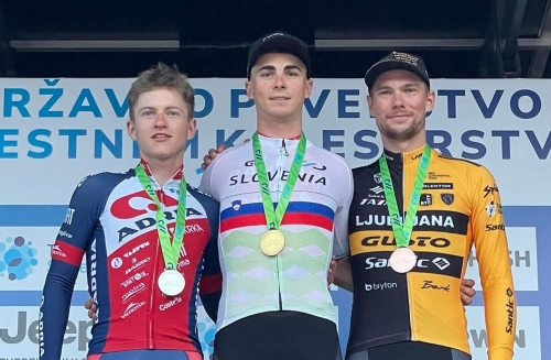 Tratnik wins Slovenian time trial title again