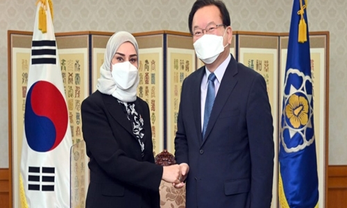 Korean Prime Minister lauds Bahrain's comprehensive development process, efforts in confronting pandemic