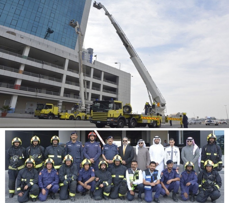 Civil Defence holds firefighting and rescue exercise in Juffair