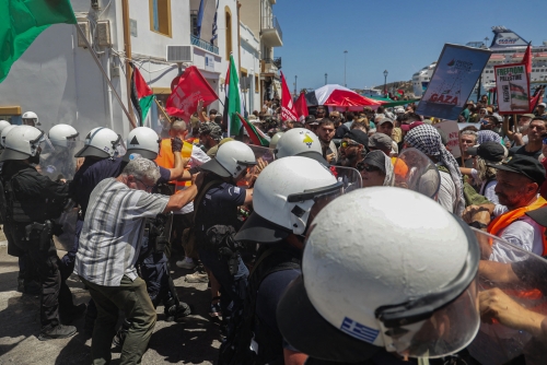 Athens mayor clashes with Israel ambassador over antisemitic graffiti 