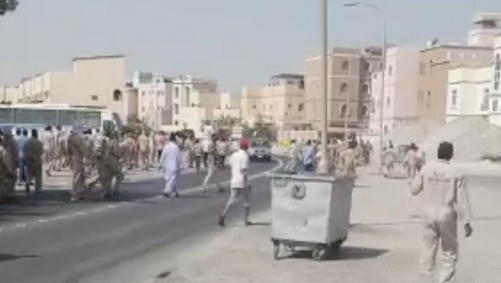 Aauthorities intervene as unpaid wages spark protest in Sitra 