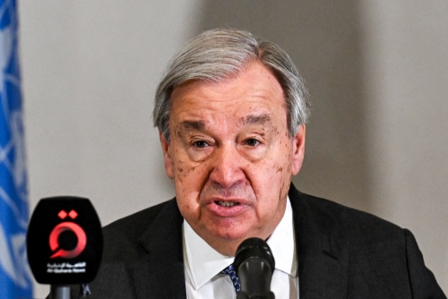 UN chief urges immediate lifting of all Syria sanctions UN chief urges immediate lifting of all Syria sanctions