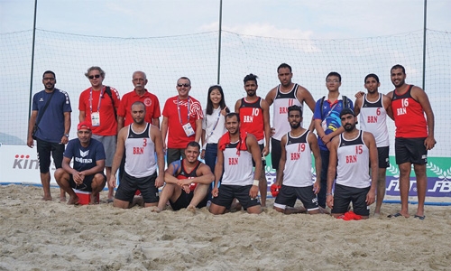 Bahrain finish fifth in beach handball tourney