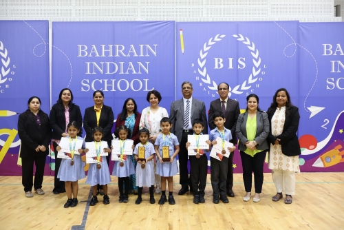 Bhavans BIS honours Kindergarten Olympiad winners