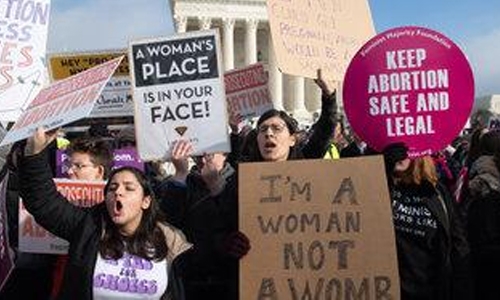 Hundreds protest strict Alabama abortion law