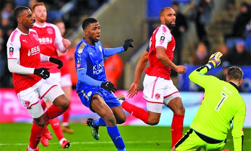 Leicester advance to FA Cup fourth round Leicester advance to FA Cup fourth round