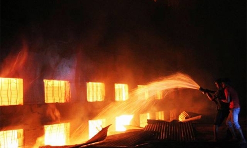 At least 22 dead in Bangladesh factory fire