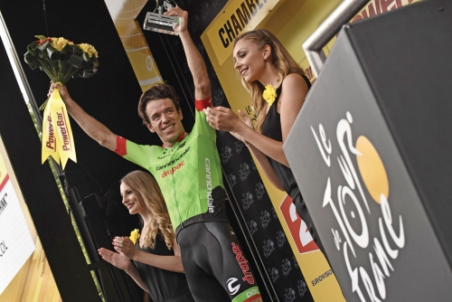 Uran wins ninth stage of the Tour  