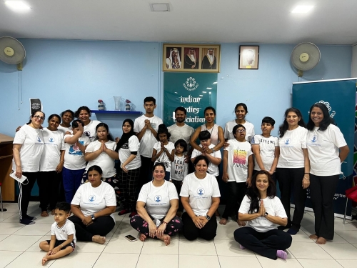 Indian Ladies Association holds fun and interactive yoga session for Sneha kids