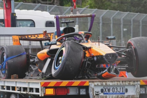 Piastri takes blame for crashing out before home Australian Grand Prix 