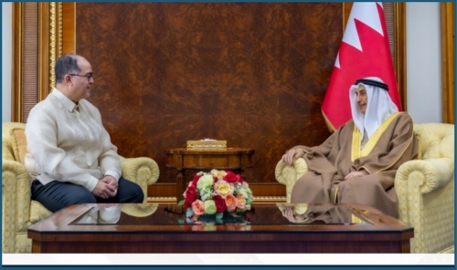 New Philippine Ambassador Presents Credentials to Bahrain Deputy PM